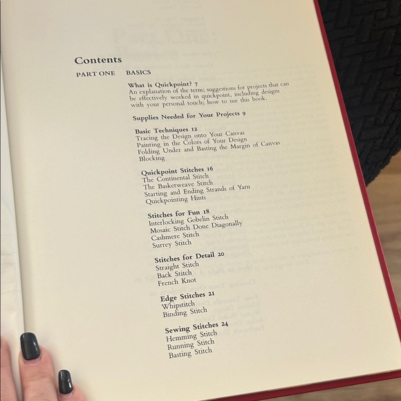 Red Quickpoint Book - Picture 6 of 7